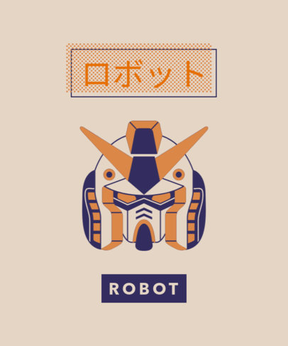 T-Shirt Design Creator Featuring Elements Based on Japanese Culture