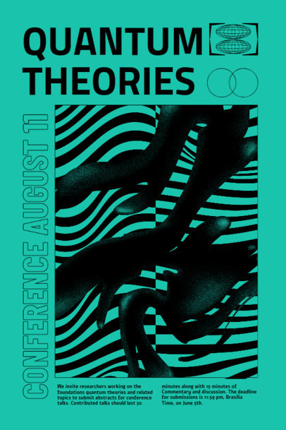 Poster Design Creator Featuring Acid Lines 