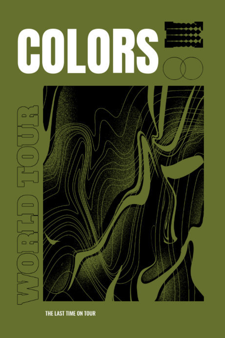 Placeit - Poster Design Generator for a Band's World Tour Featuring ...