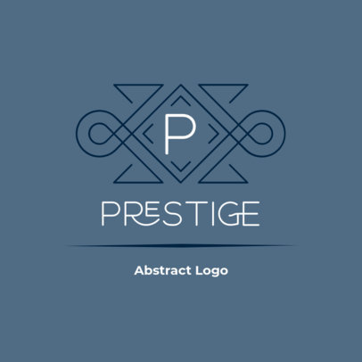 Logo Generator with a Geometric Framing Monogram 