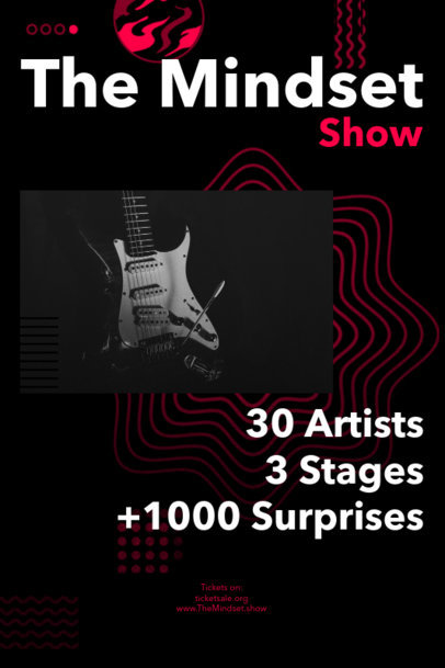 Music Poster Design Template for an Upcoming Concert