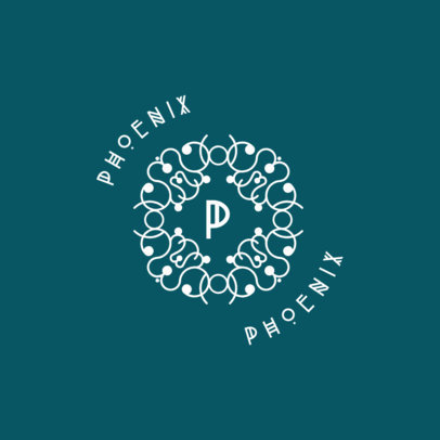 Monogram Logo Maker Featuring a Vintage Design