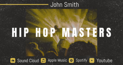 Twitch Banner Maker for Emerging Musicians Featuring a Grunge Style