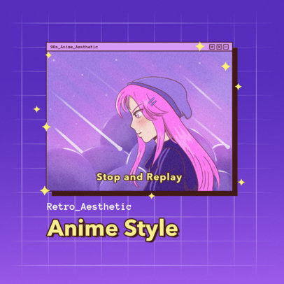 Gaming Logo Maker with a Retro Anime Style 3342
