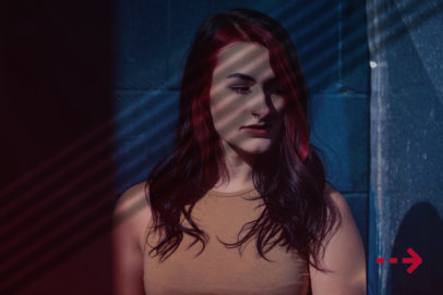 Banner Maker for Spotify Featuring a Portrait of a Lead Singer 2597i