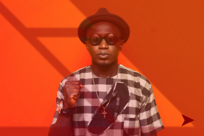 Spotify Banner Template Featuring a Picture of an Artist 