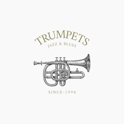 Vintage Logo Maker Featuring Classical Music Instruments 1772-el1