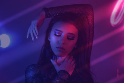 Spotify Header Generator with a Picture of a Woman at a Club