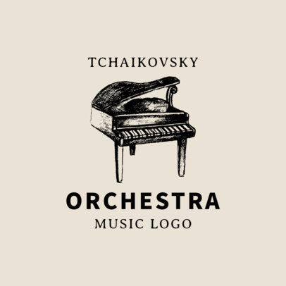 Logo Template Featuring Different Musical Instrument Graphics 1771-el1