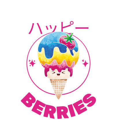 Ice Cream T-Shirt Design Maker with a Funny Character