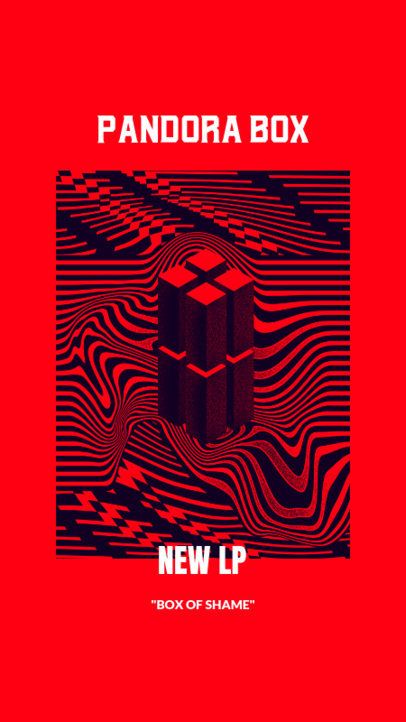 Cool Instagram Story Template for a New LP Release 2601b