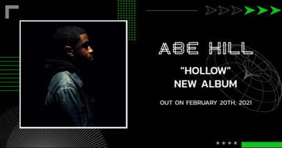 Facebook Post Creator for a Musician's New Album Promo