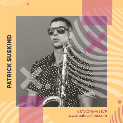 Instagram Post Maker for an Independent Artist Promo