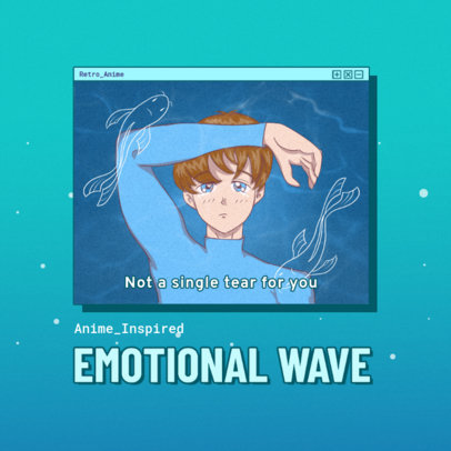 Anime-Style Logo Maker with a Melancholic Graphic 3342c