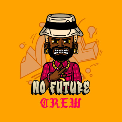 Avatar Logo Generator with an Abstract Background Graphic 3331c