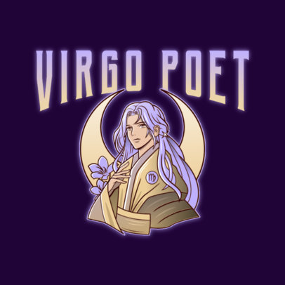 Gaming Logo Creator Featuring a Zodiac Sorcerer