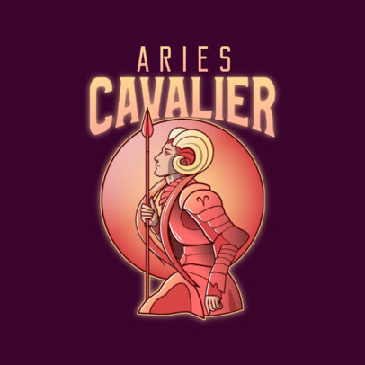 Gaming Logo Generator Featuring a Zodiac Character