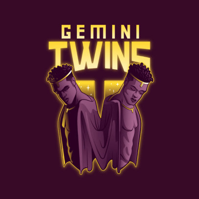Gaming Logo Generator with Gemini Twins 3348g