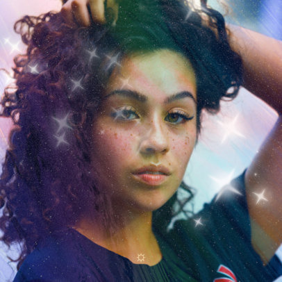 Apple Music Artist Image Maker with a Sparkle Filter 2599l