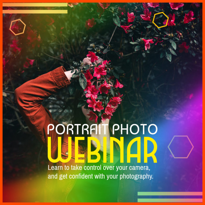 Instagram Post Creator for a Photography Webinar