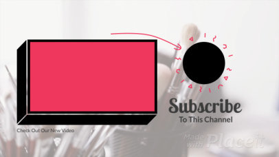 Simple YouTube End Card Video Generator Featuring Animated Doodle Graphics  