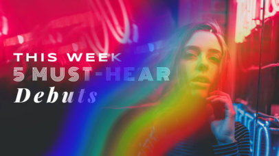 YouTube Thumbnail Maker Featuring Rainbow Lens Effects 2643