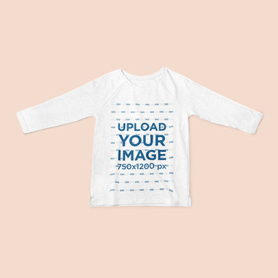 Mockup of a Flay Laid Heather Sweatshirt 4408-el1