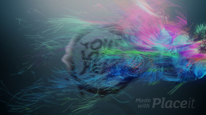 Intro Maker Featuring a Colorful Logo Reveal 