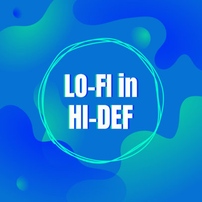 Logo Generator Featuring a Liquid Texture Background 3365b