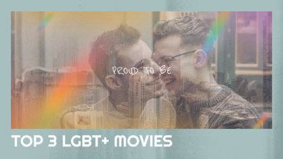 YouTube Thumbnail Design Generator for an LGBT Movie Ranking 2648c