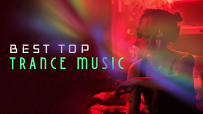 YouTube Thumbnail Generator for a Music Channel with Gradient Film Filters 2643c