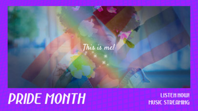 YouTube Thumbnail Template for Pride Month Featuring Lomo Photography Effects 2648g