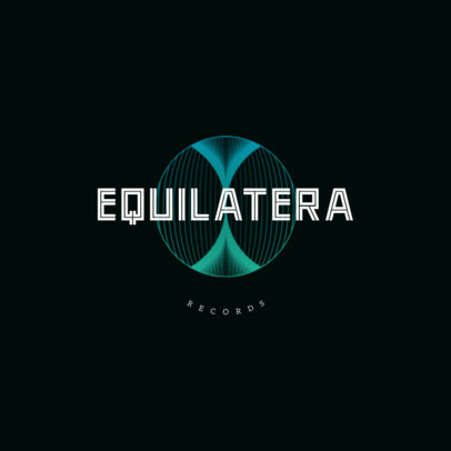 Logo Generator Featuring a Thin-Line Circle Graphic