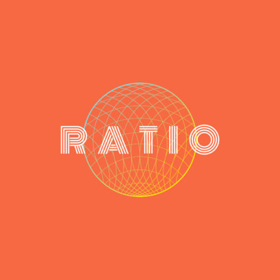 Abstract Logo Maker Featuring a Symmetric Filled Shape 3382g