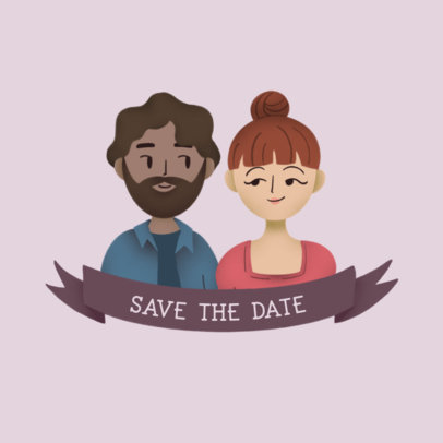 Logo Generator Featuring Customizable Couple Avatars