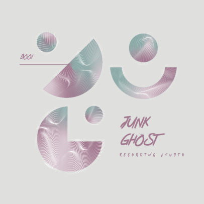 Modern Music Logo Maker with a Ghastly Style 3370k