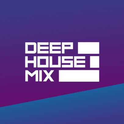 Logo Template Featuring Customizable Typography and Geometric Shapes