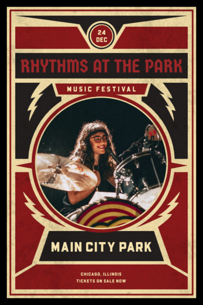 Poster Design Creator for Indie Music Festivals 1892-el1