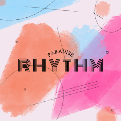 Logo Maker Featuring Colorful Dynamic Backgrounds