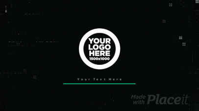 Intro Maker for a Logo Reveal with Animated Virtual Cubes 1342-el1