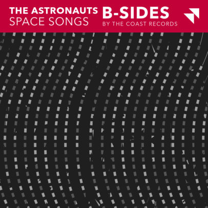 Cover Design Template for an Indie Music Album with an Abstract Style