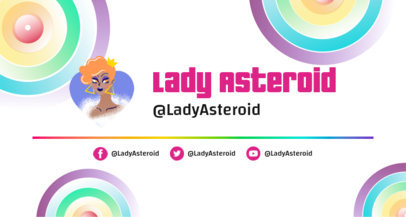 Twitch Banner Generator with a Drag Queen Graphic 2668i