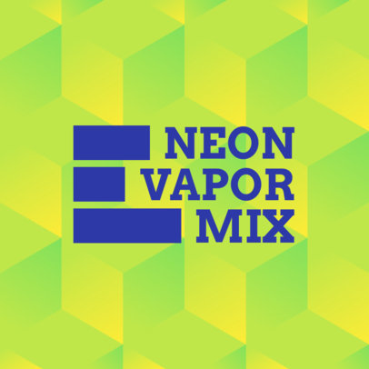 Abstract Logo Creator with a Gradient Background Pattern