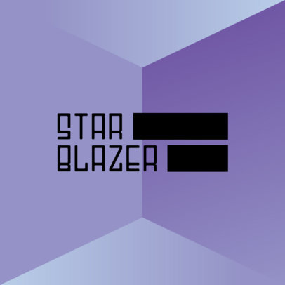 Typography Logo Maker Featuring a Symmetric Background 3394d