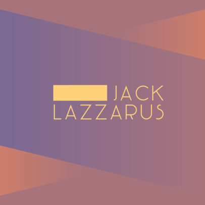 Typography Logo Template with a Minimalistic Design