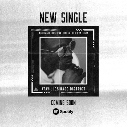 Music-Themed Instagram Post Generator for a New Single Announcement 