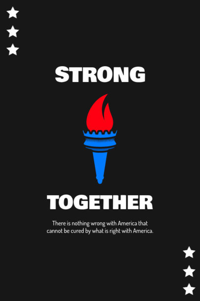 Pinterest Pin Maker Featuring a Quote to Celebrate 4th of July 1948d-el1