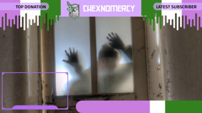 Customizable Twitch Overlay Creator Featuring a Horror Background Picture 2669f