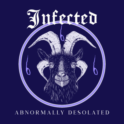 Album Cover Generator with a Demonic Goat Graphic 2692e