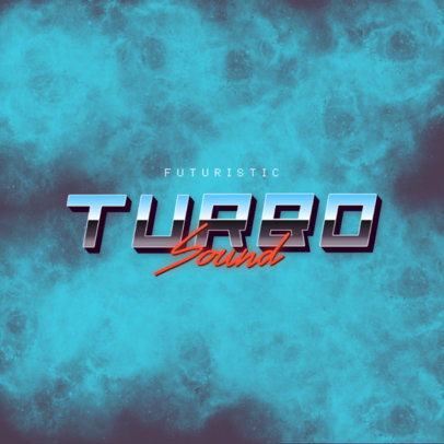 Logo Generator with an 80's Design Featuring Bold Typography 3398e